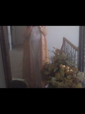 Yellow Floral Women’s Kaftan - Lightweight Elegant Cover-Up